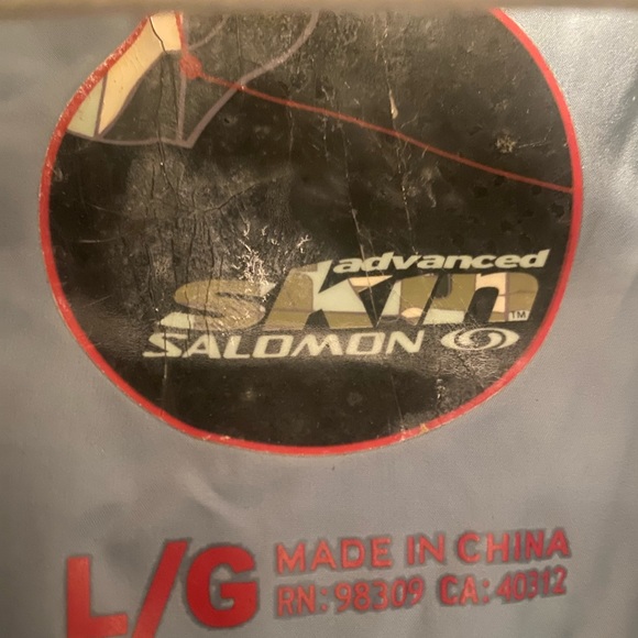 Salomon Advanced Skin Ski Jacket Powder Blue - Picture 3 of 7